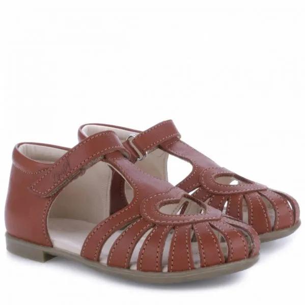 (2635-18) Emel Brown closed sandal