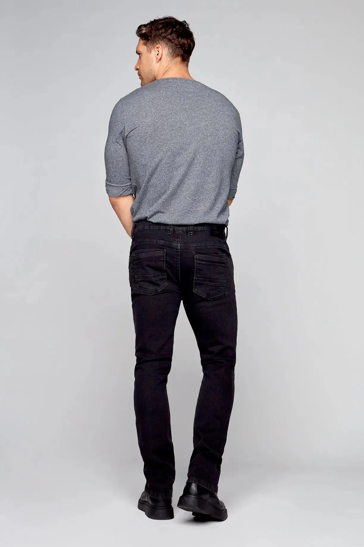 5 Pocket Bootcut Jeans - Black