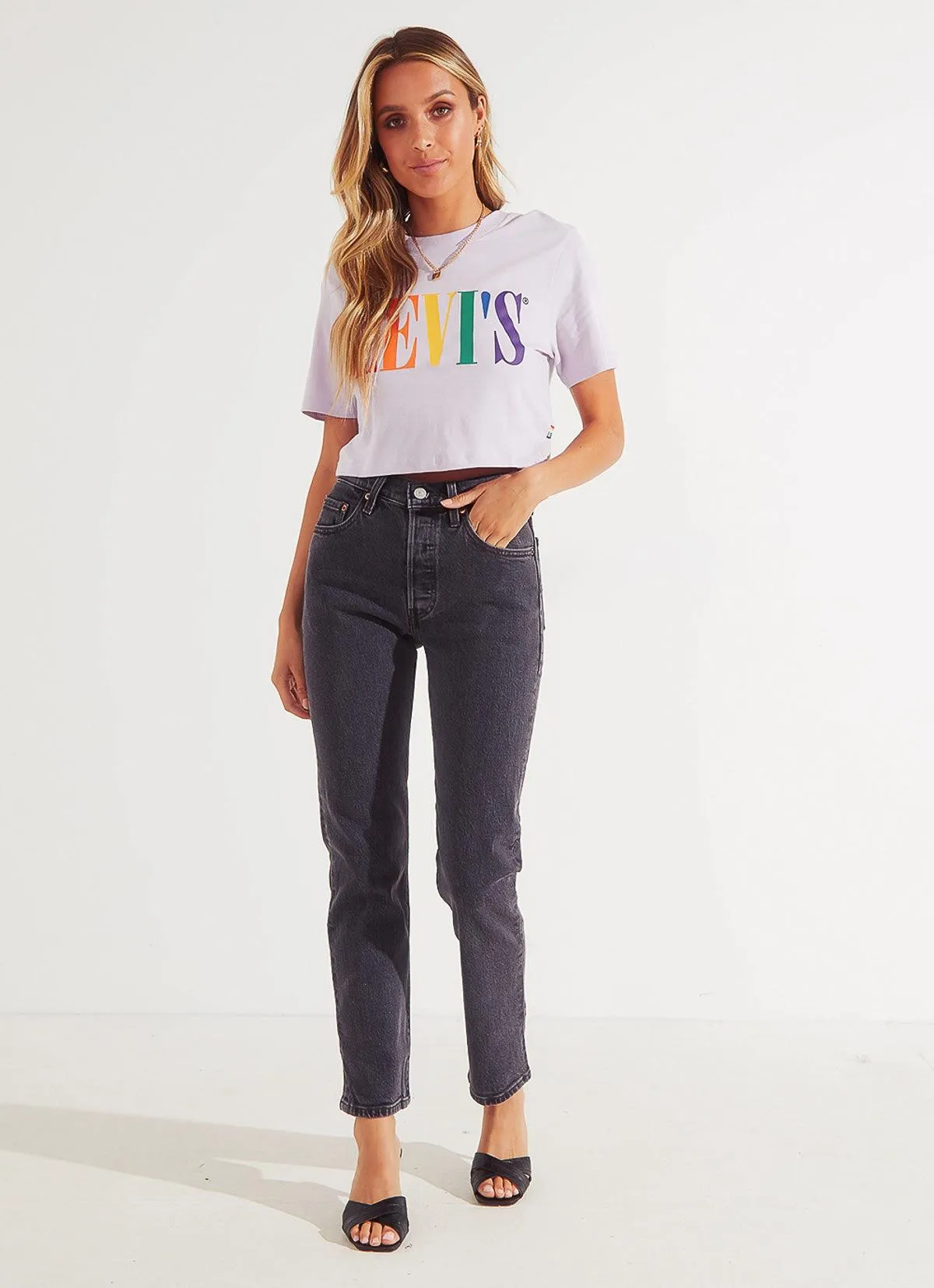 501 Crop Jeans - Cabo Fade