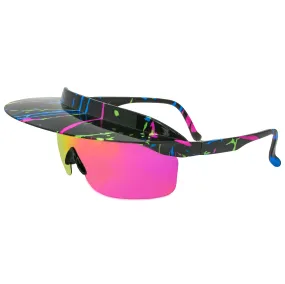 90's Splatter - Visor Shades