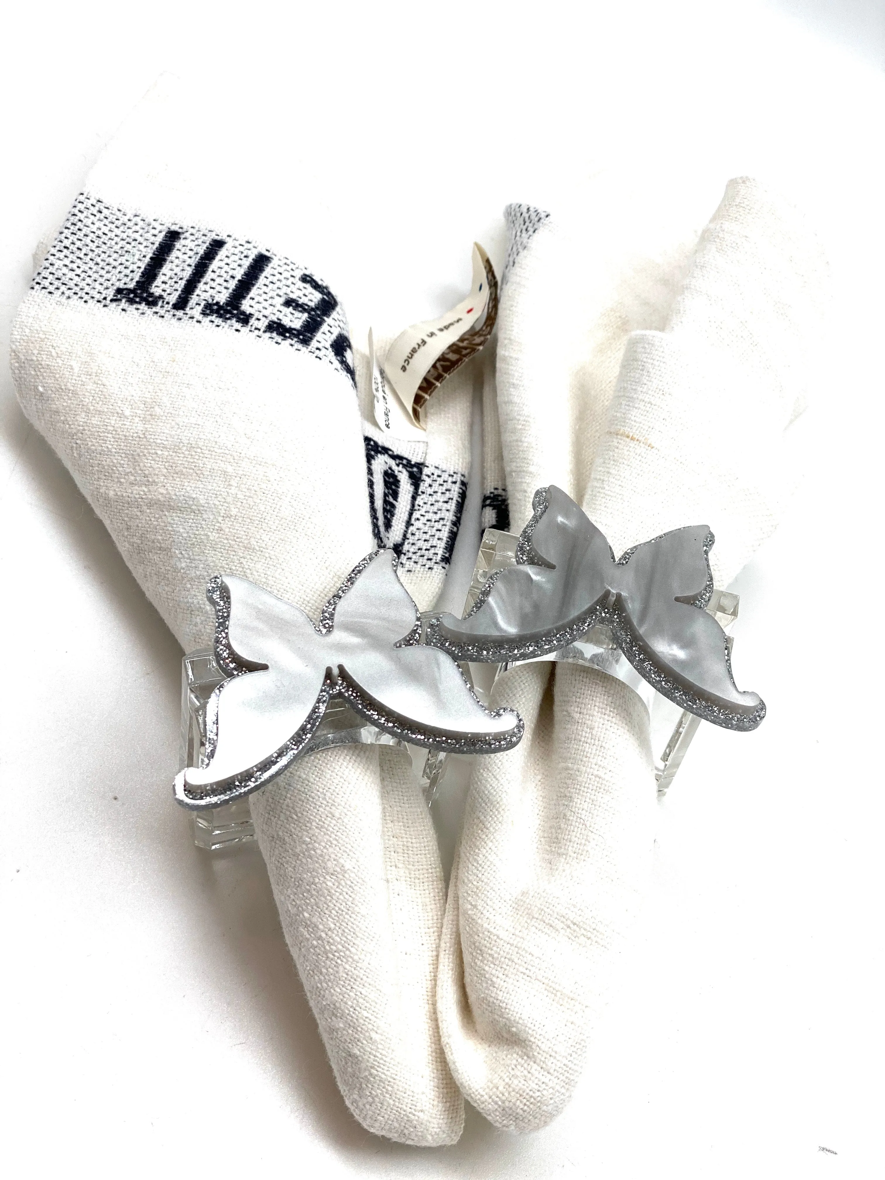 Acrylic Butterfly Napkin Rings