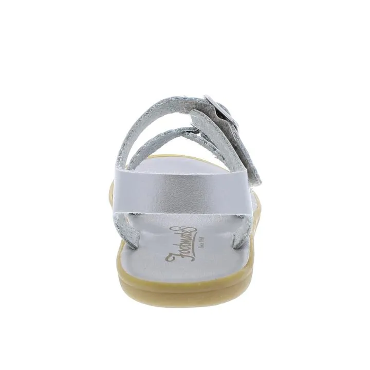 Ariel Casual Kid's Sandal - Silver Leather