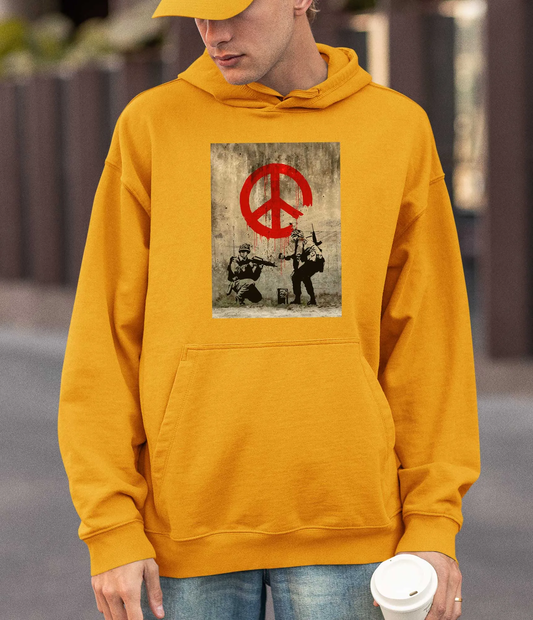 Banksy Hoodie - CND Soldiers