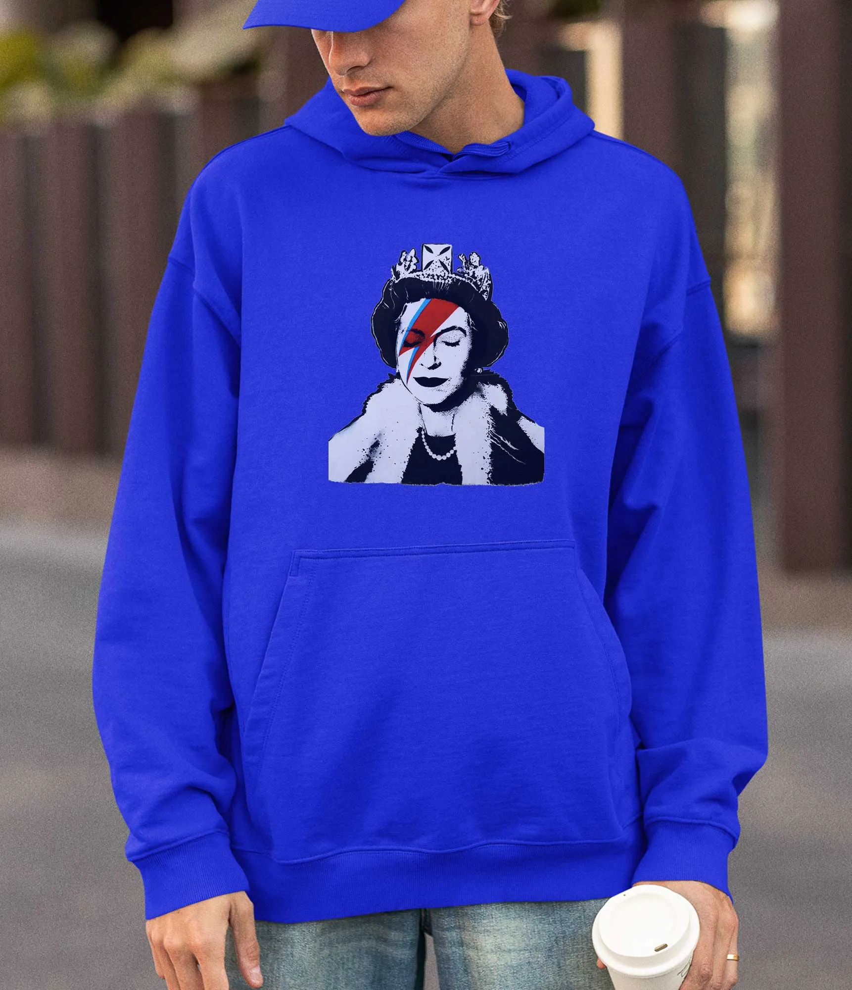 Banksy Hoodie - Queen Elizabeth