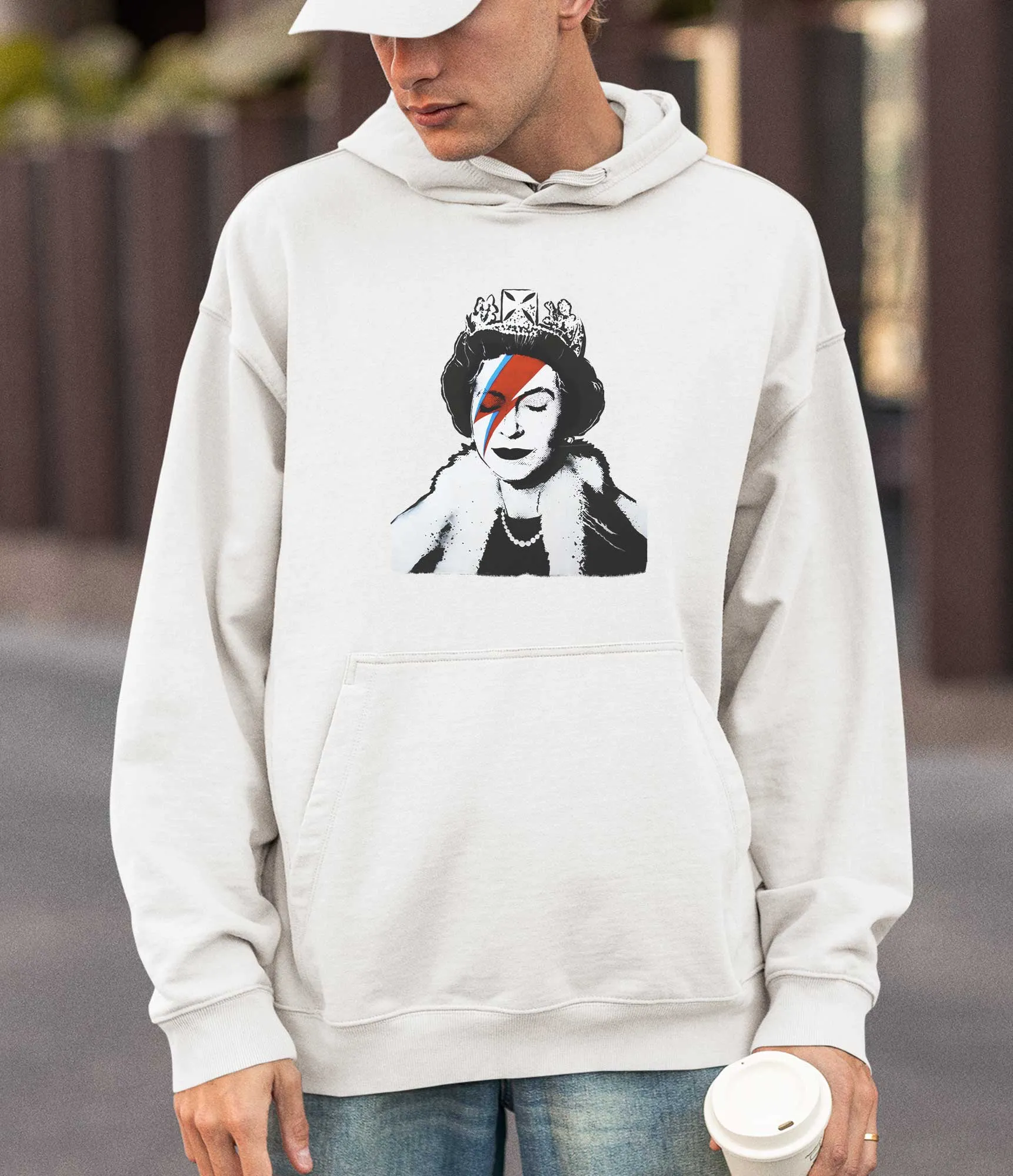 Banksy Hoodie - Queen Elizabeth