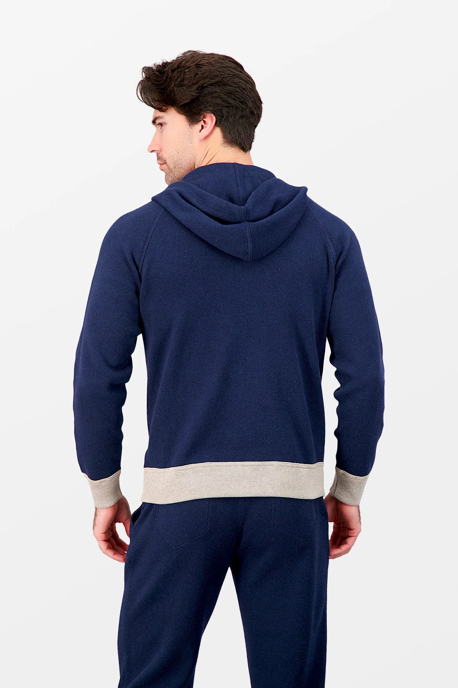 Barba Napoli Tracksuit Blue Hoodie