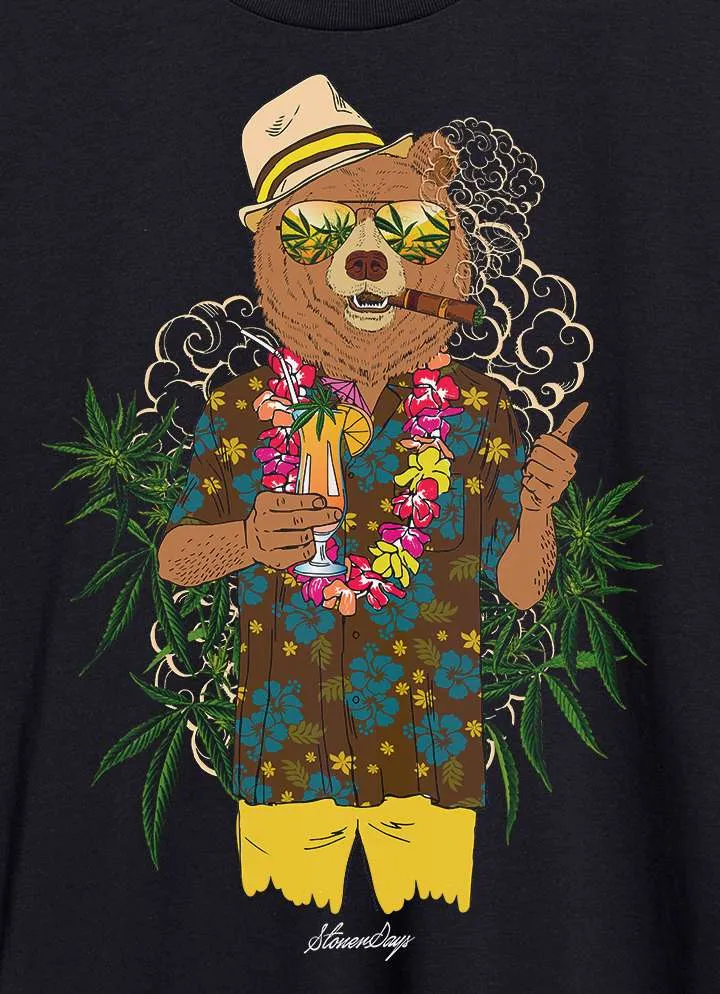 Bear On Vacation Hoodie