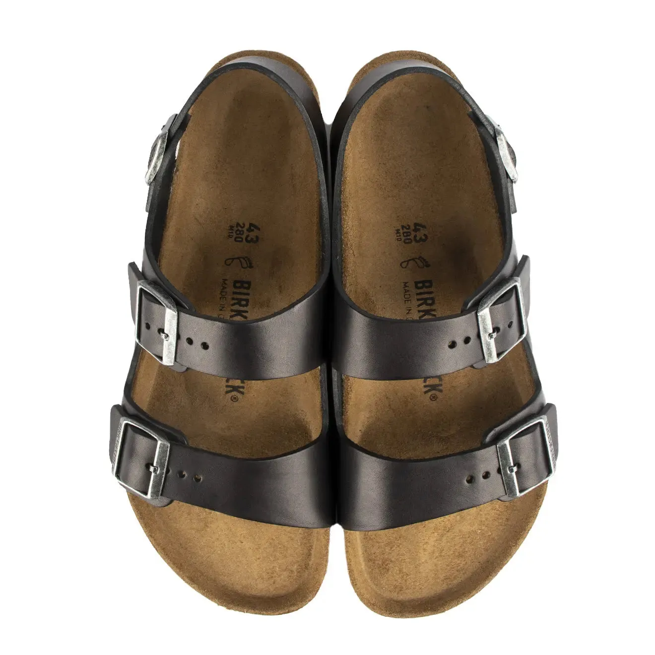 Birkenstock Milano Regular Sandal Vintage Wood Black