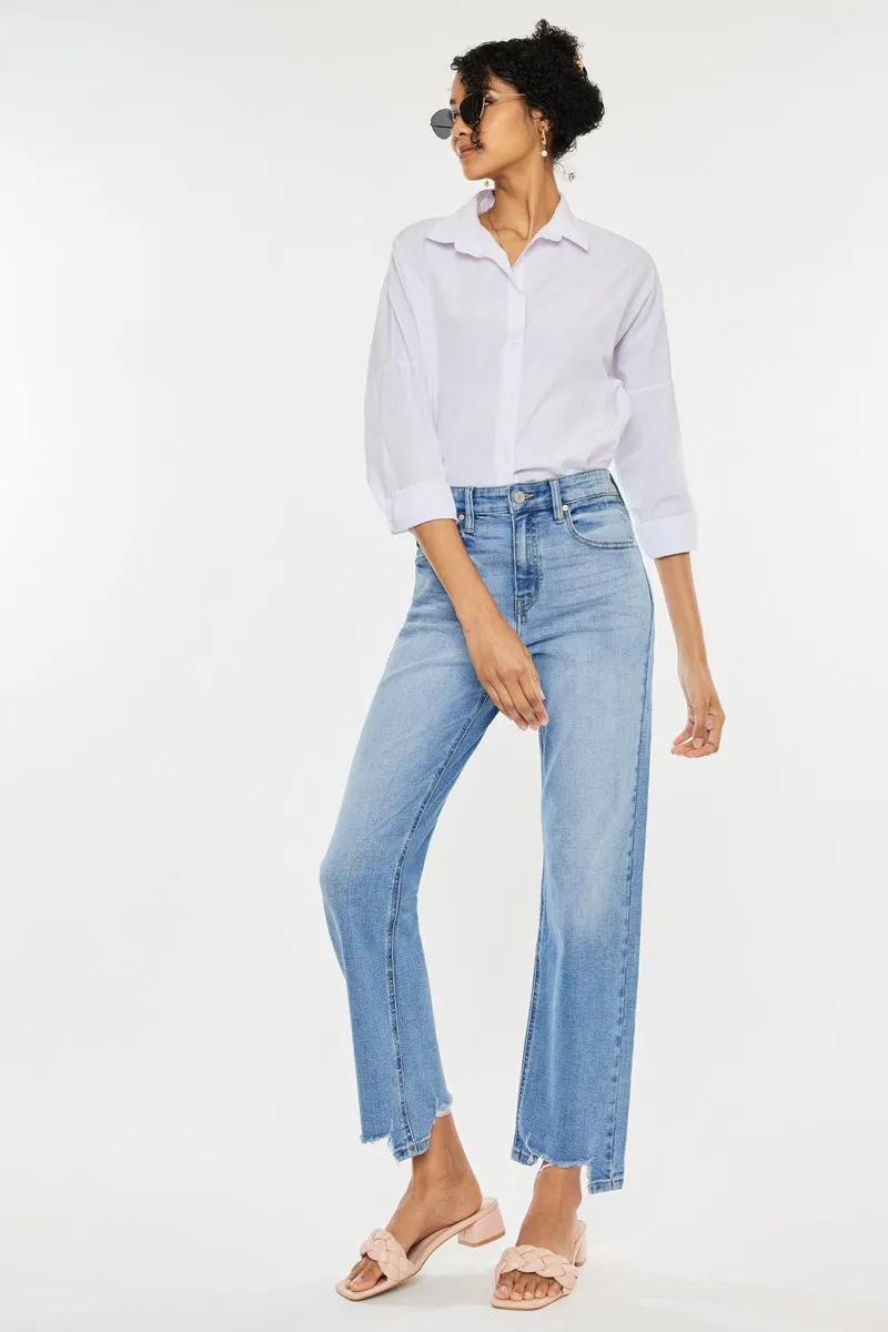 Breanne High Rise Straight Jeans