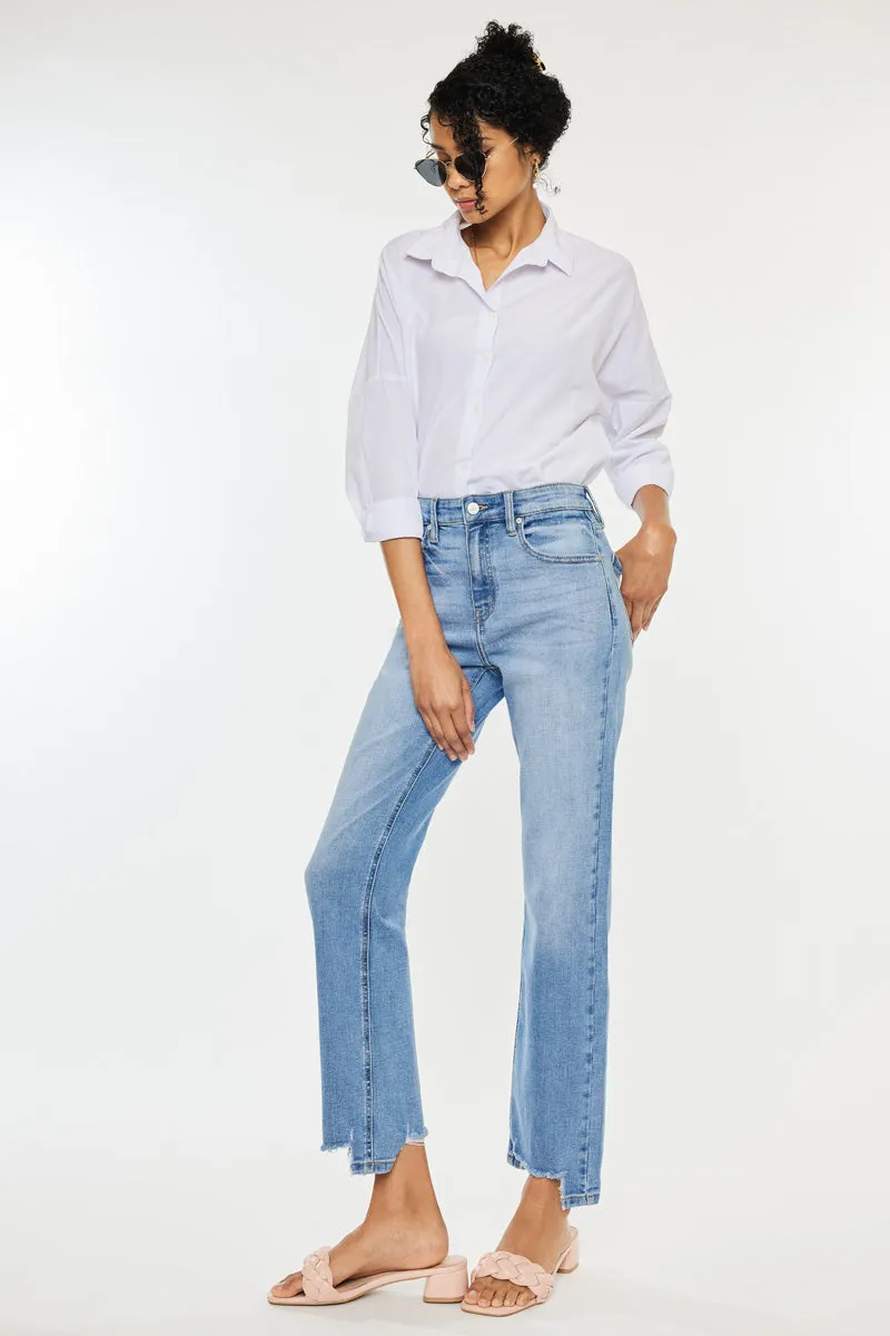 Breanne High Rise Straight Jeans