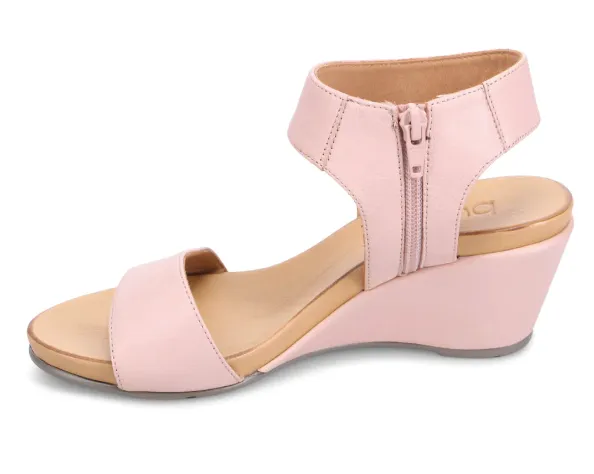 Buenos Ida Wedge Sandal | Pale Pink