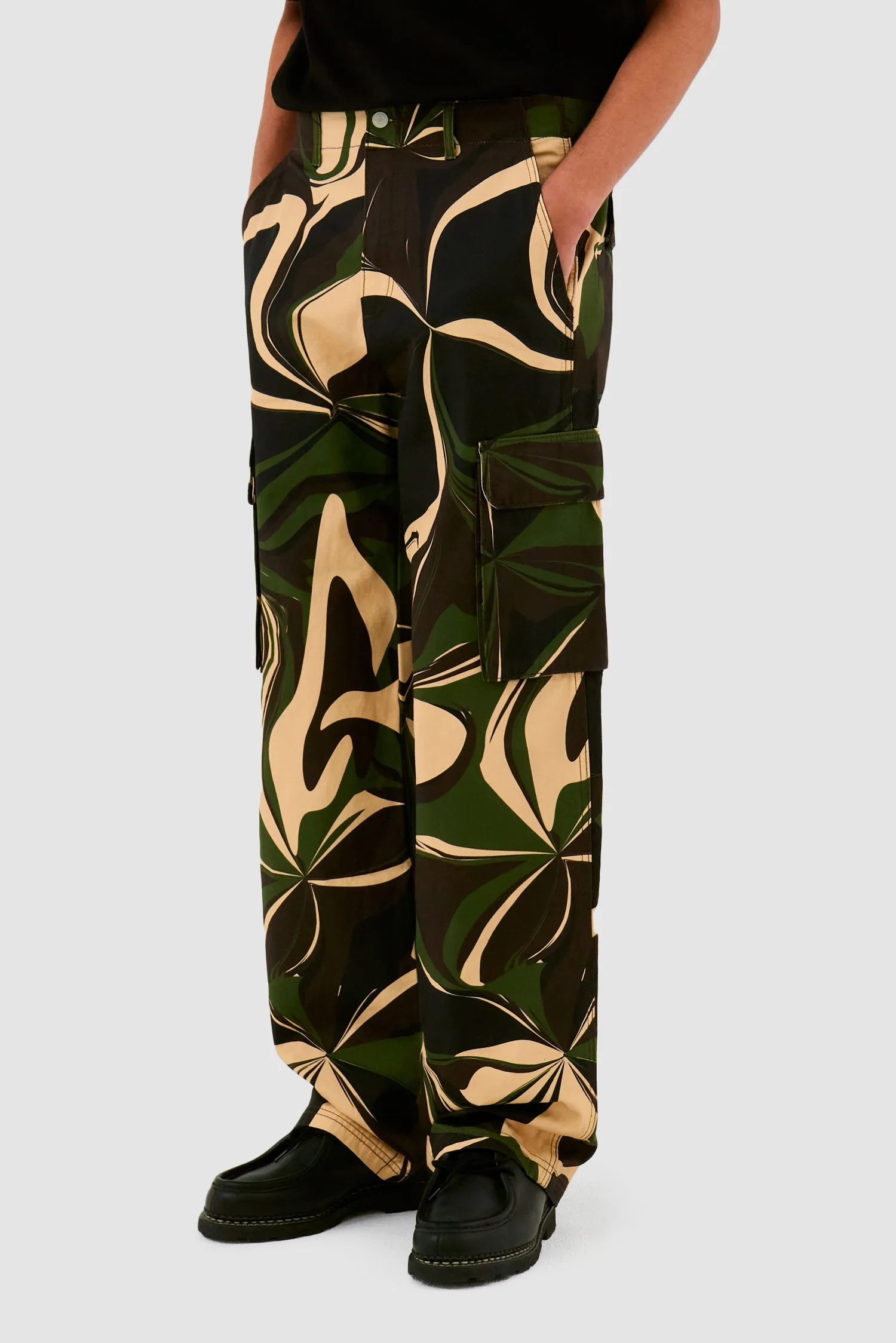 Camo Cargo Pants - Print