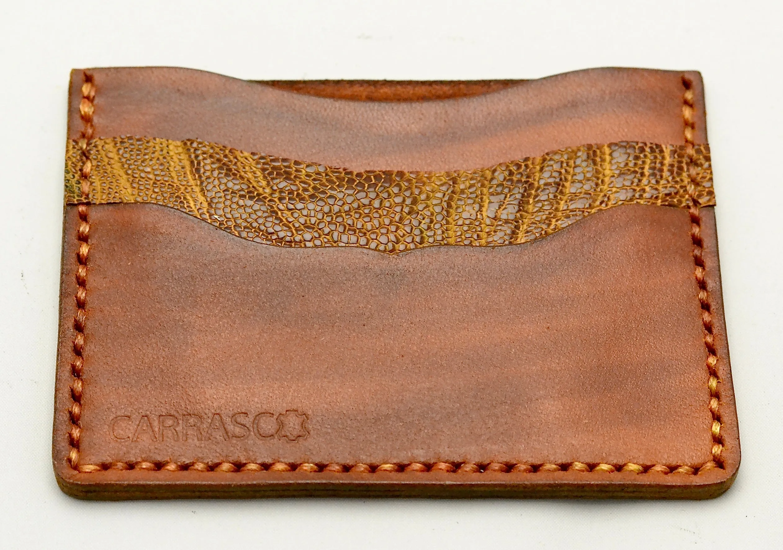 Card Wallet  |  3 slot tan | calf