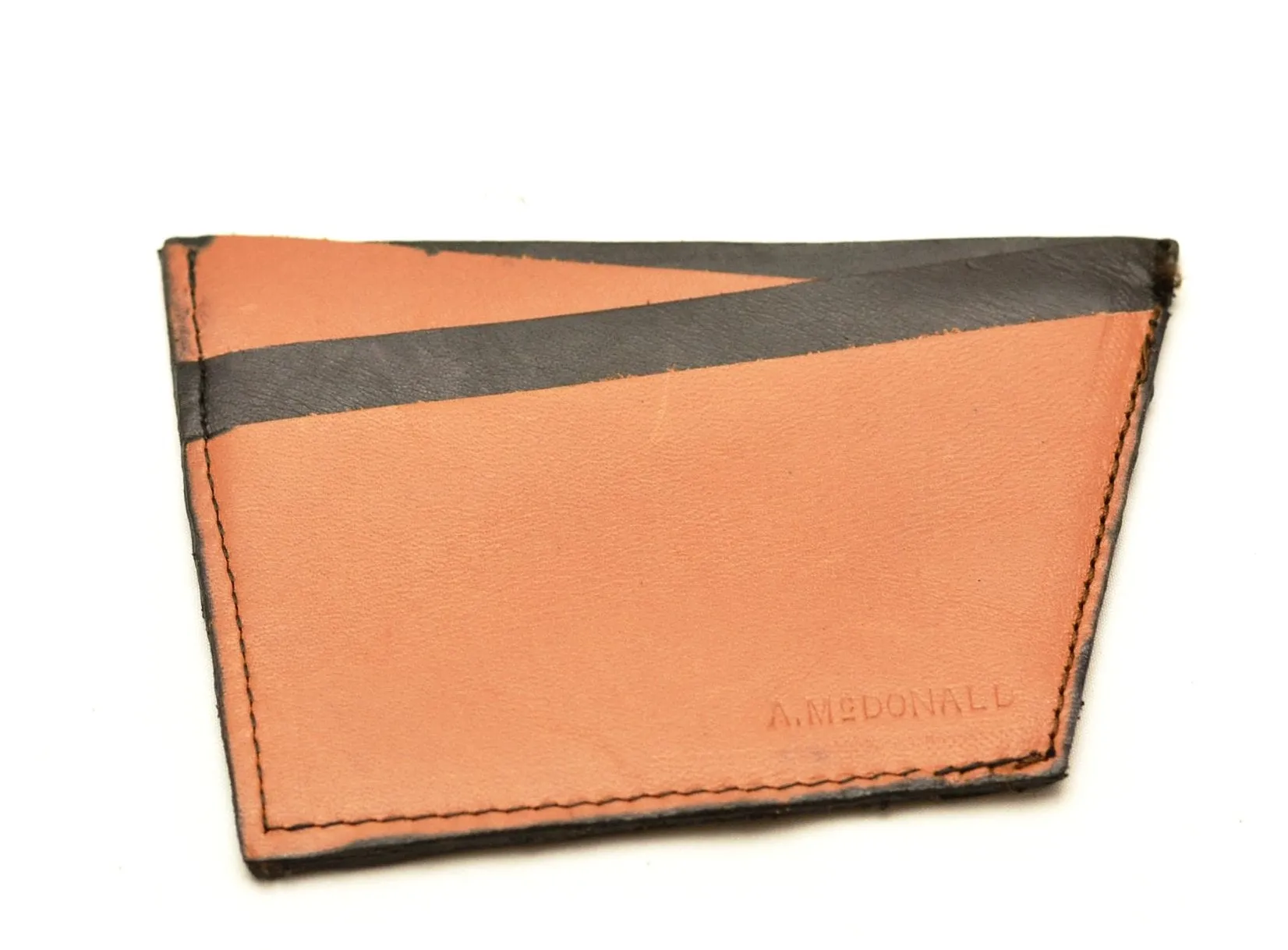 Card Wallet  | brown and black calf