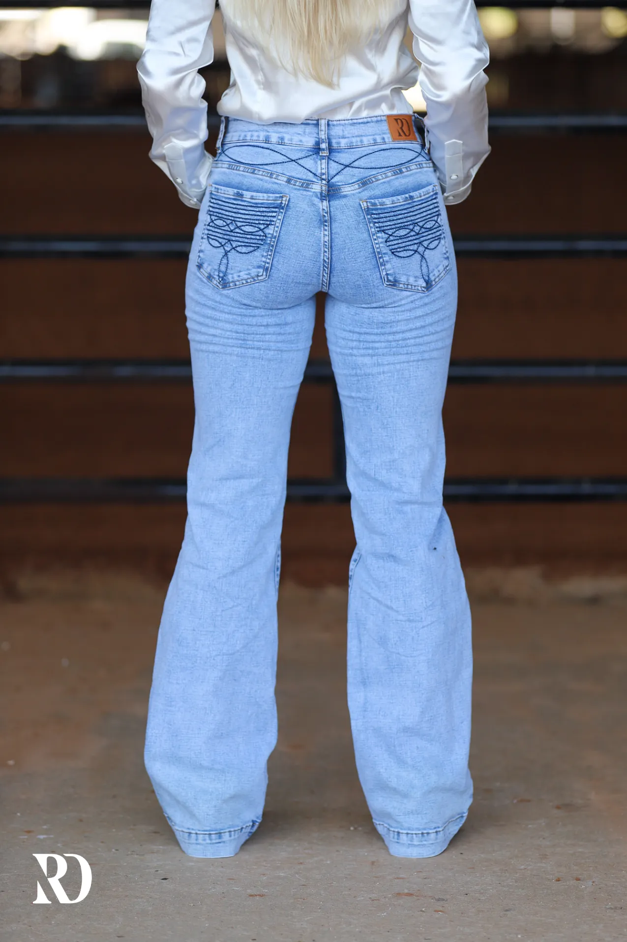 CHEYENNE ACID WASH TROUSER JEANS