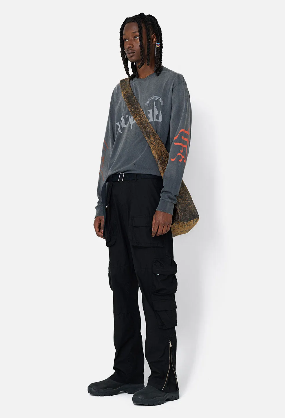 Cotton Himalayan Cargo Pants / Black