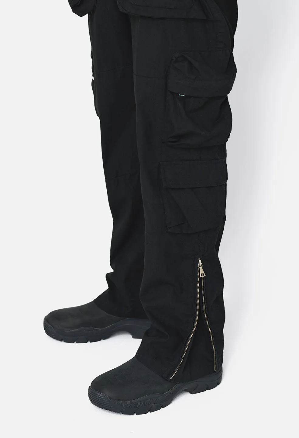 Cotton Himalayan Cargo Pants / Black