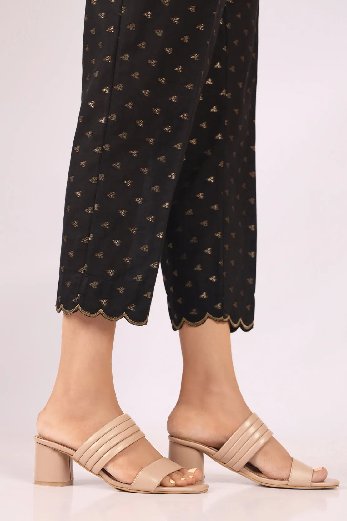 Cotton Jacquard Pants