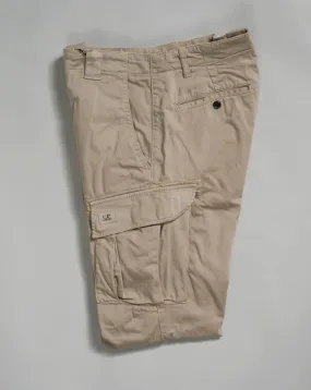 C.P. Company Satin Stretch Cargo Pants / Beige