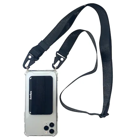 Crossbody Phone Case - Clear Voyage (Detachable Strap)