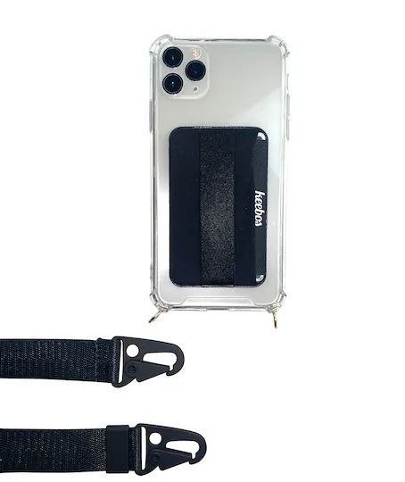 Crossbody Phone Case - Clear Voyage (Detachable Strap)