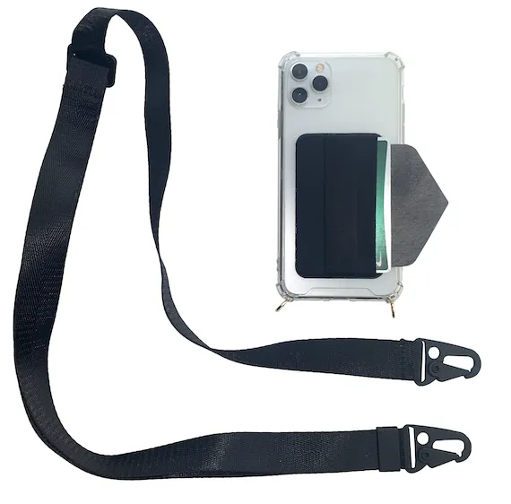 Crossbody Phone Case - Clear Voyage (Detachable Strap)