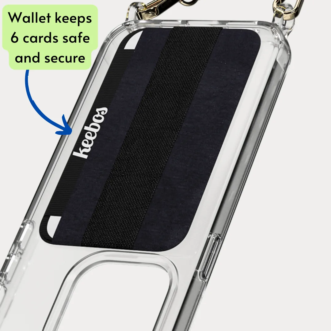 Crossbody Phone Case for Samsung - Royal (Onyx Chain)