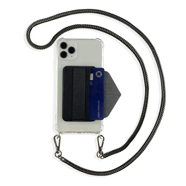 Crossbody Phone Case for Samsung - Royal (Onyx Chain)