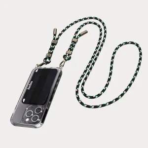 Crossbody Phone Case Necklace - Abbot Kinney (Camo Green)