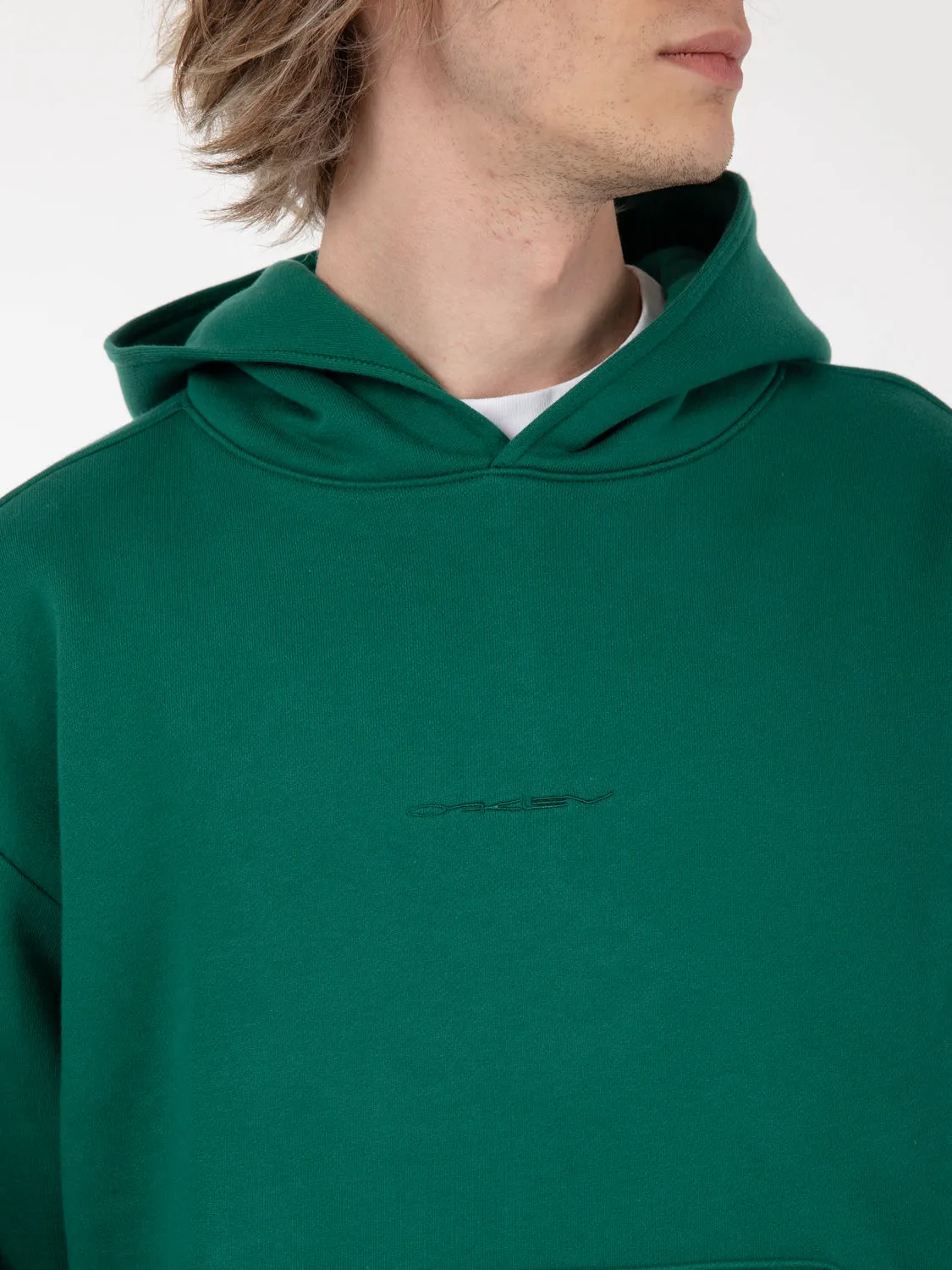 Felpa hoodie Soho viridian