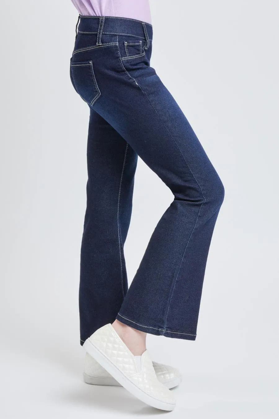 Girls Pull On Flare Jeans