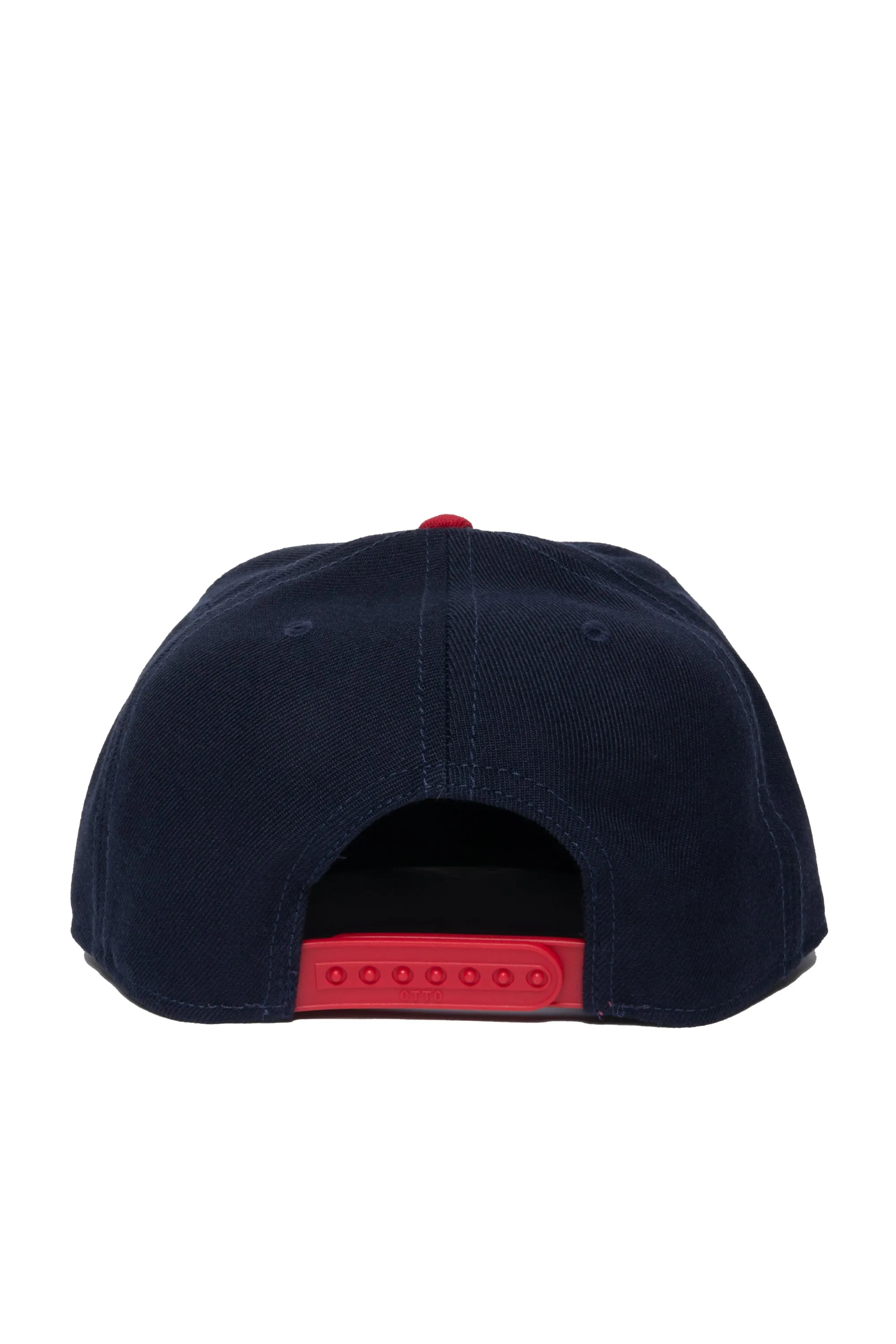 HOMERUN H LOGO FLAT VISOR CAP NAVY