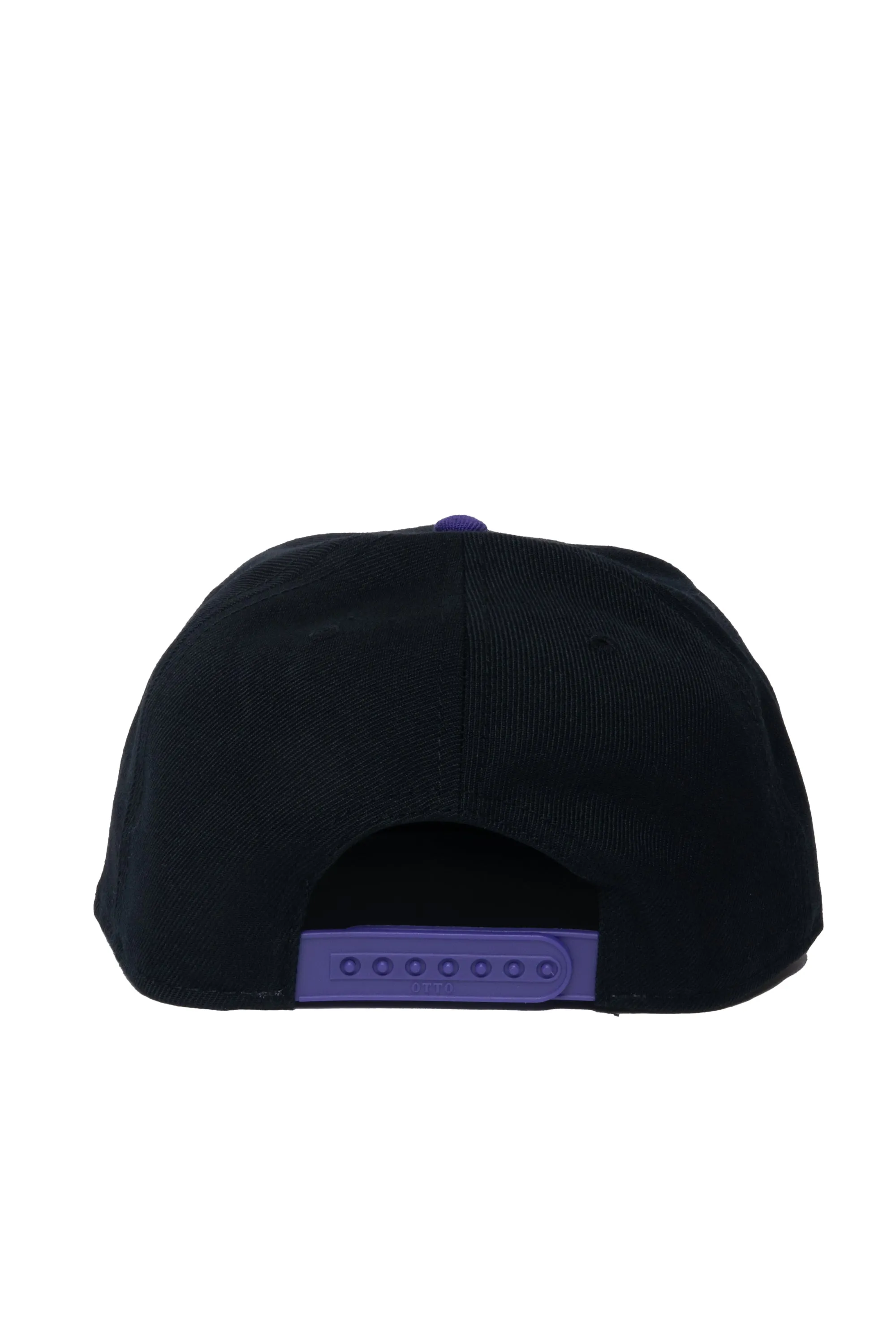 HOMERUN H LOGO FLAT VISOR CAP PURPLE/BLACK