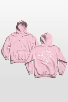 Hoodie Compass // Light Pink