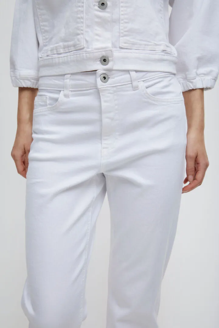 Ichi Ziggy Raven Jeans-Bright White-20118315