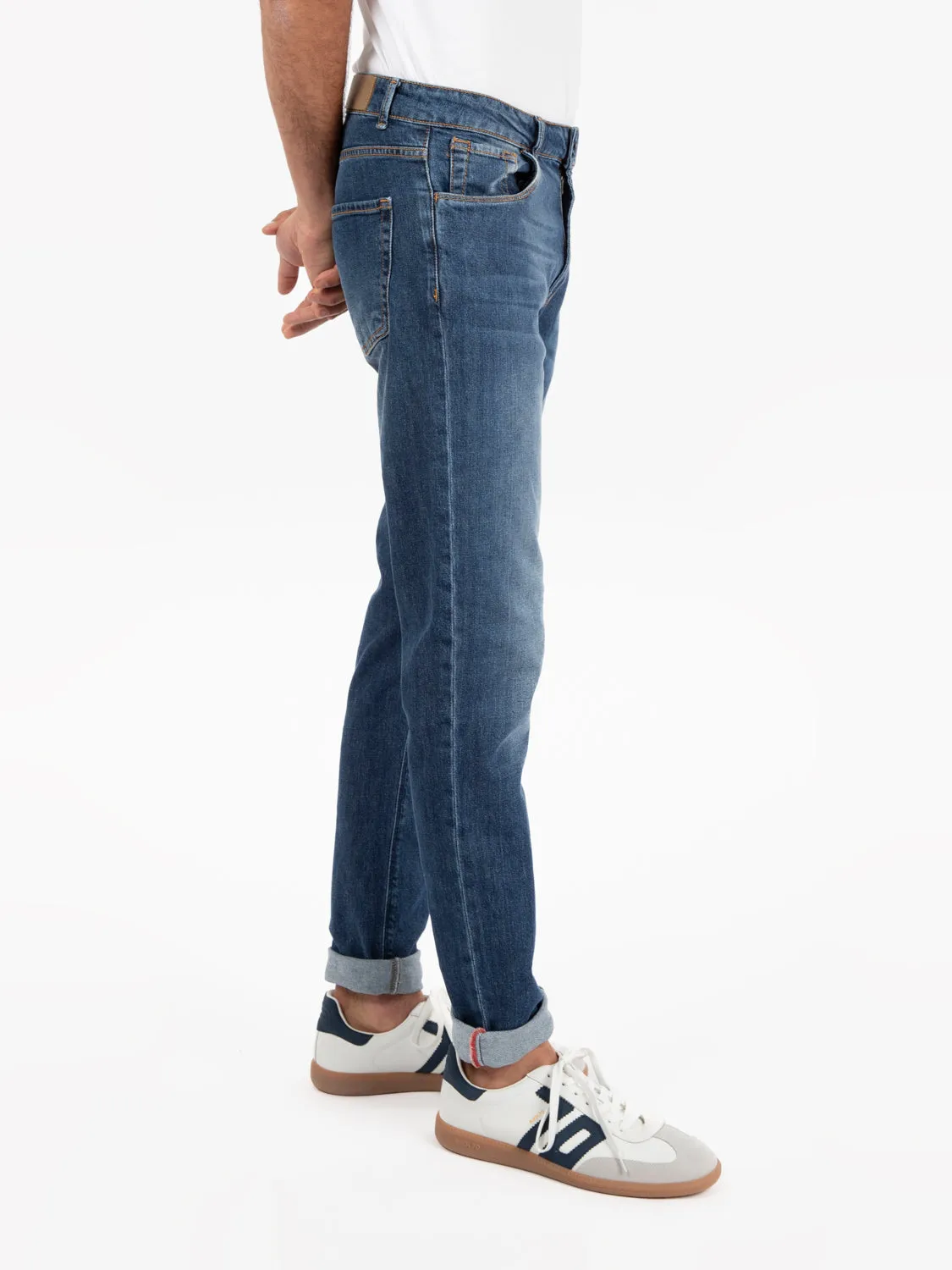 Jeans Tom lavaggio medio blu