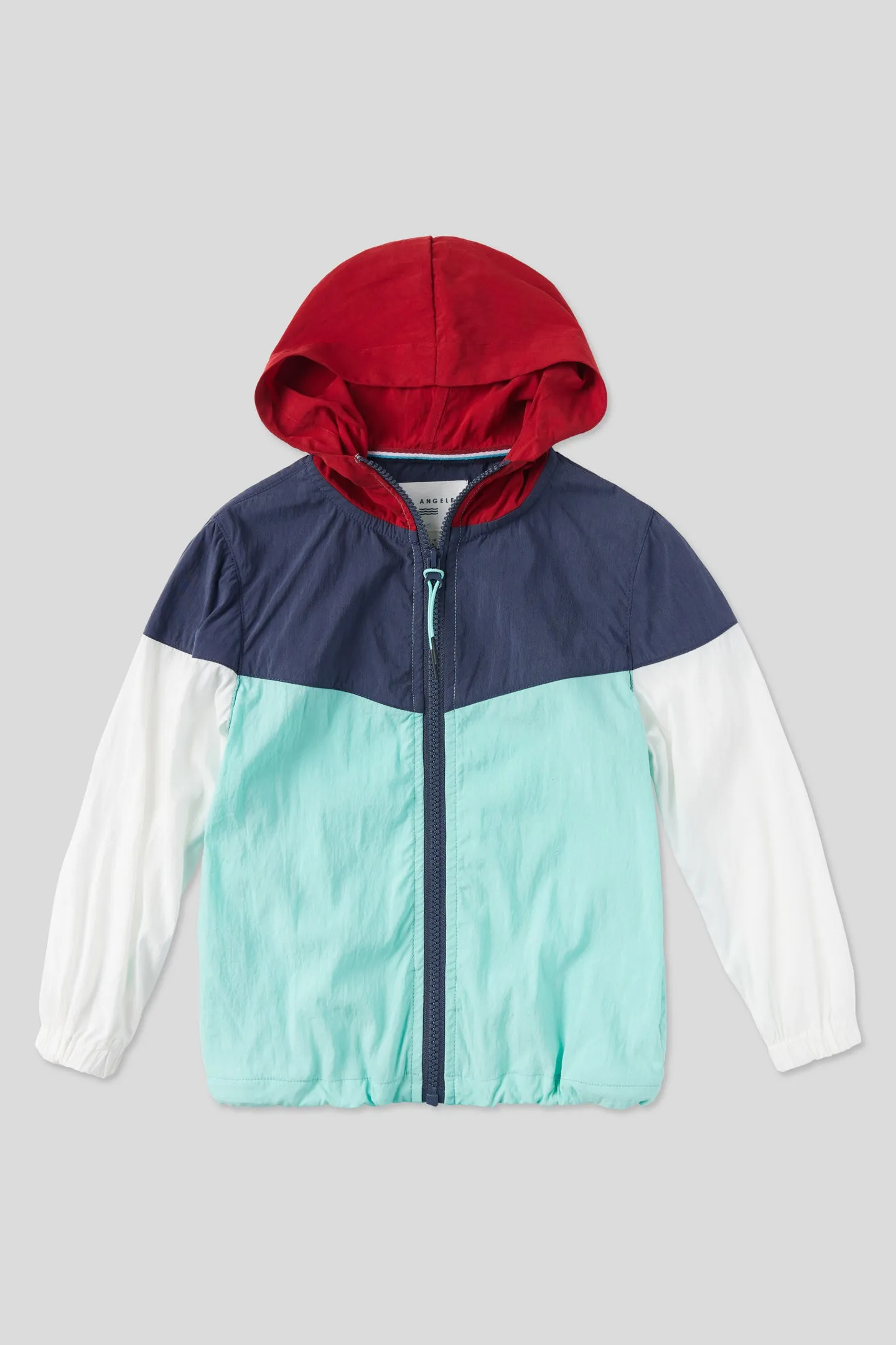 Kids Colorblock Zip Hoodie Jacket