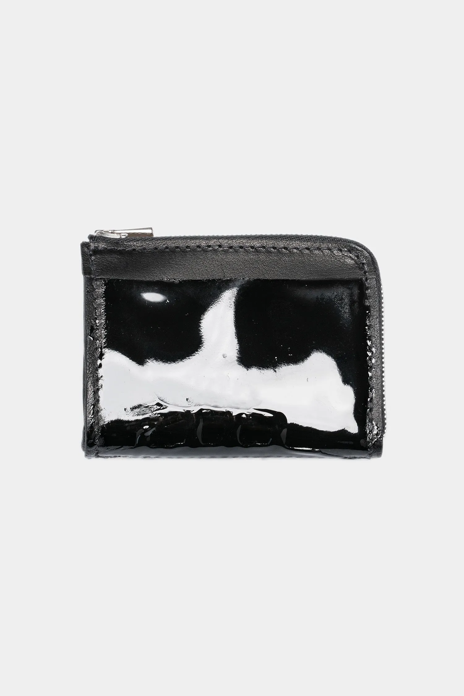 Latex Zip leather wallet | W7 LTXB