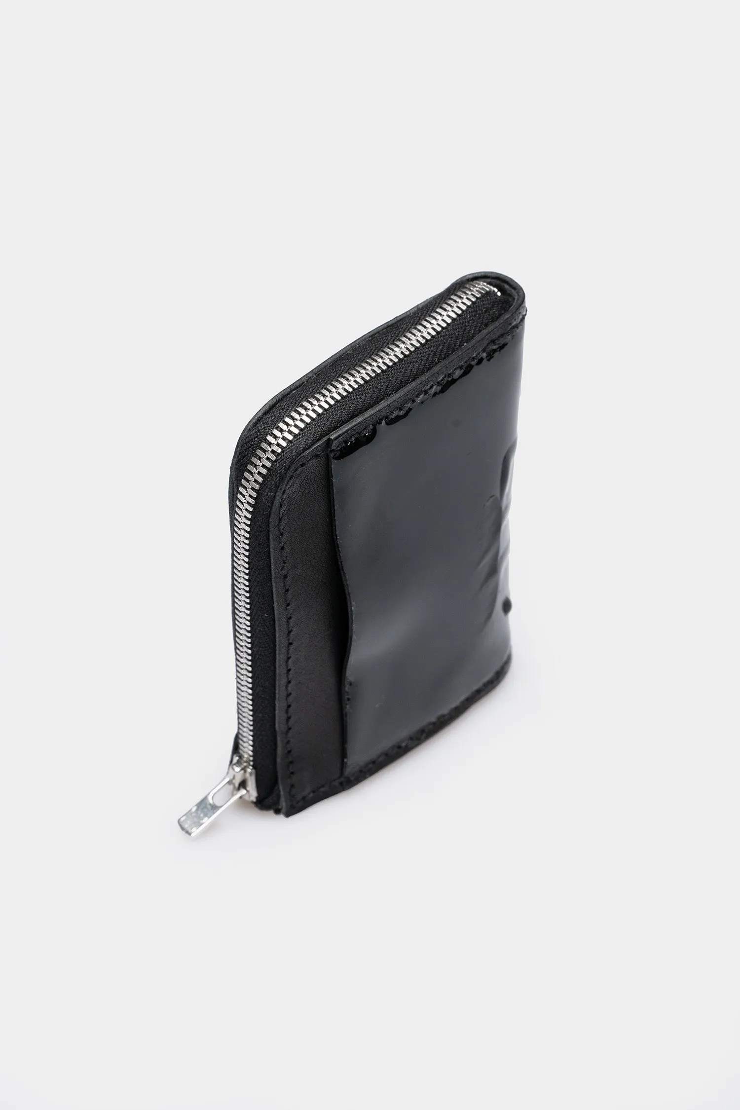 Latex Zip leather wallet | W7 LTXB