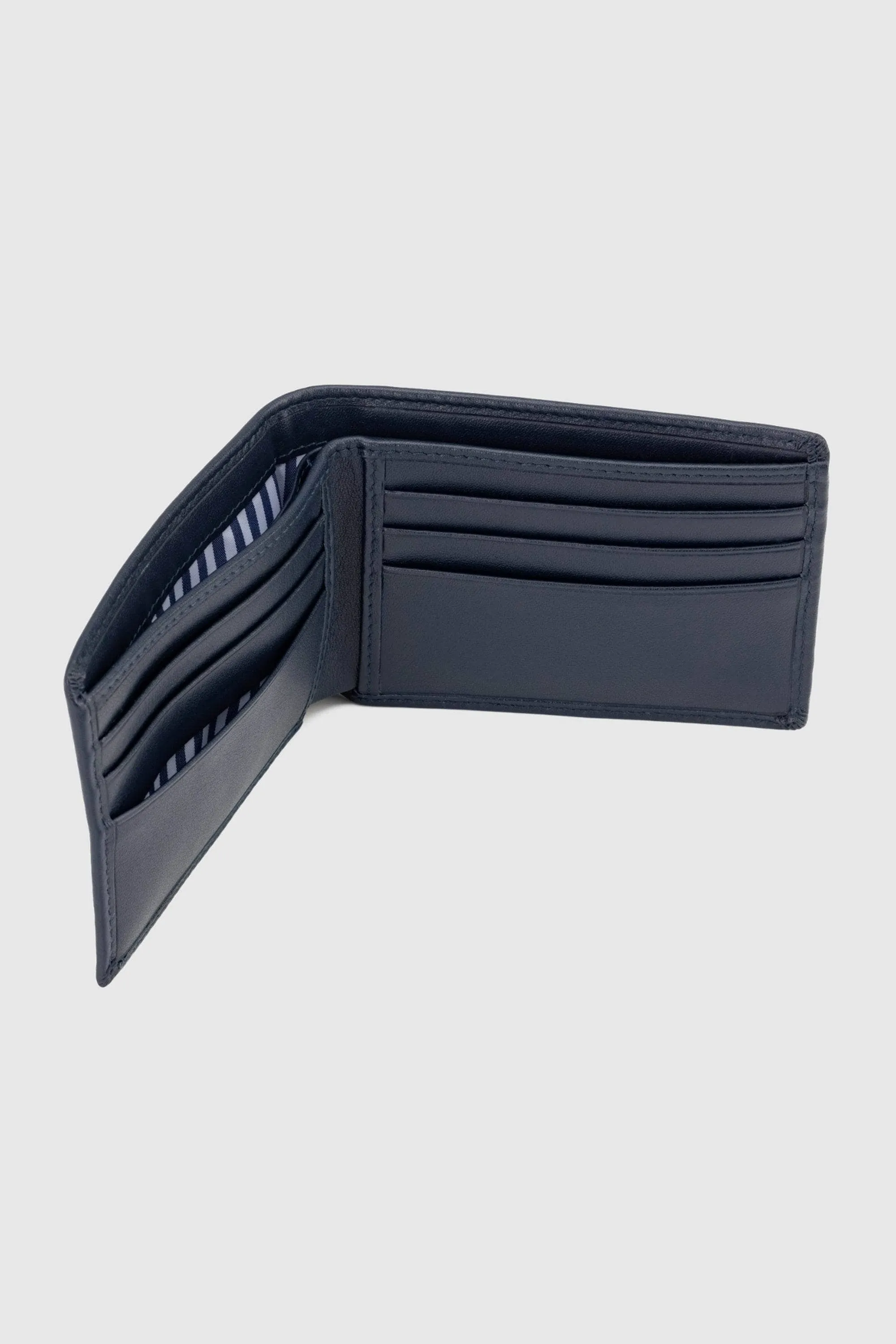 Leather Wallet Navy