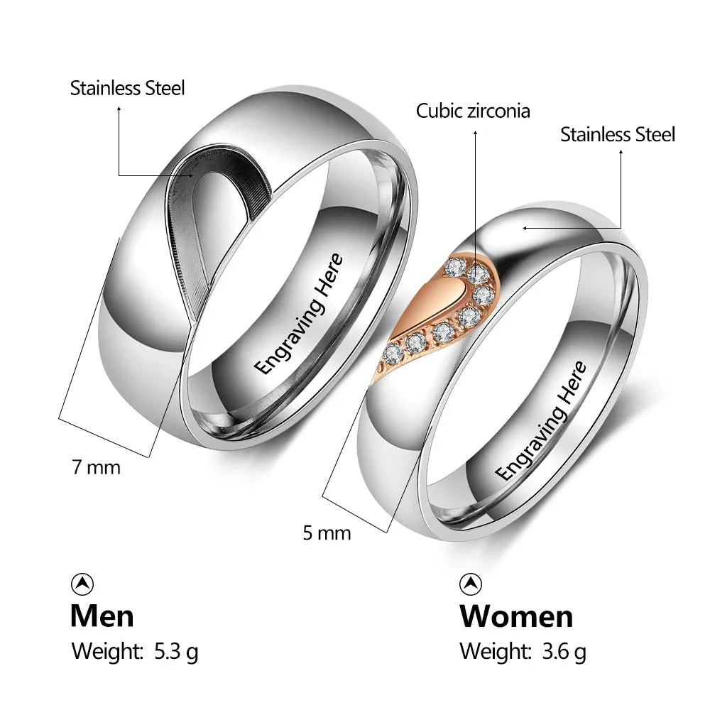 Matching Couple Rings For Lovers