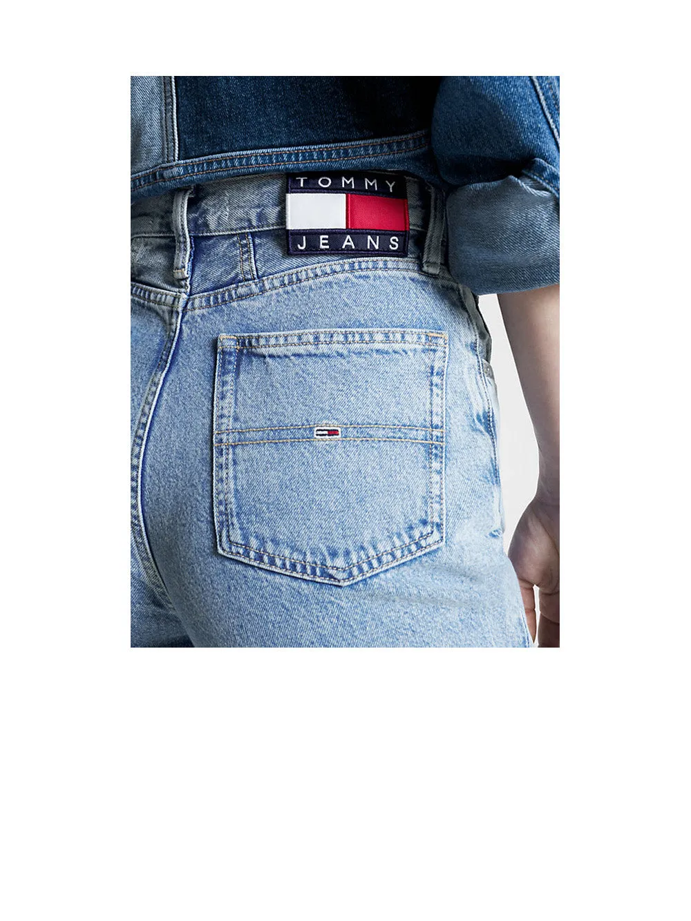 Mom Jeans UHR TPR - Denim Light