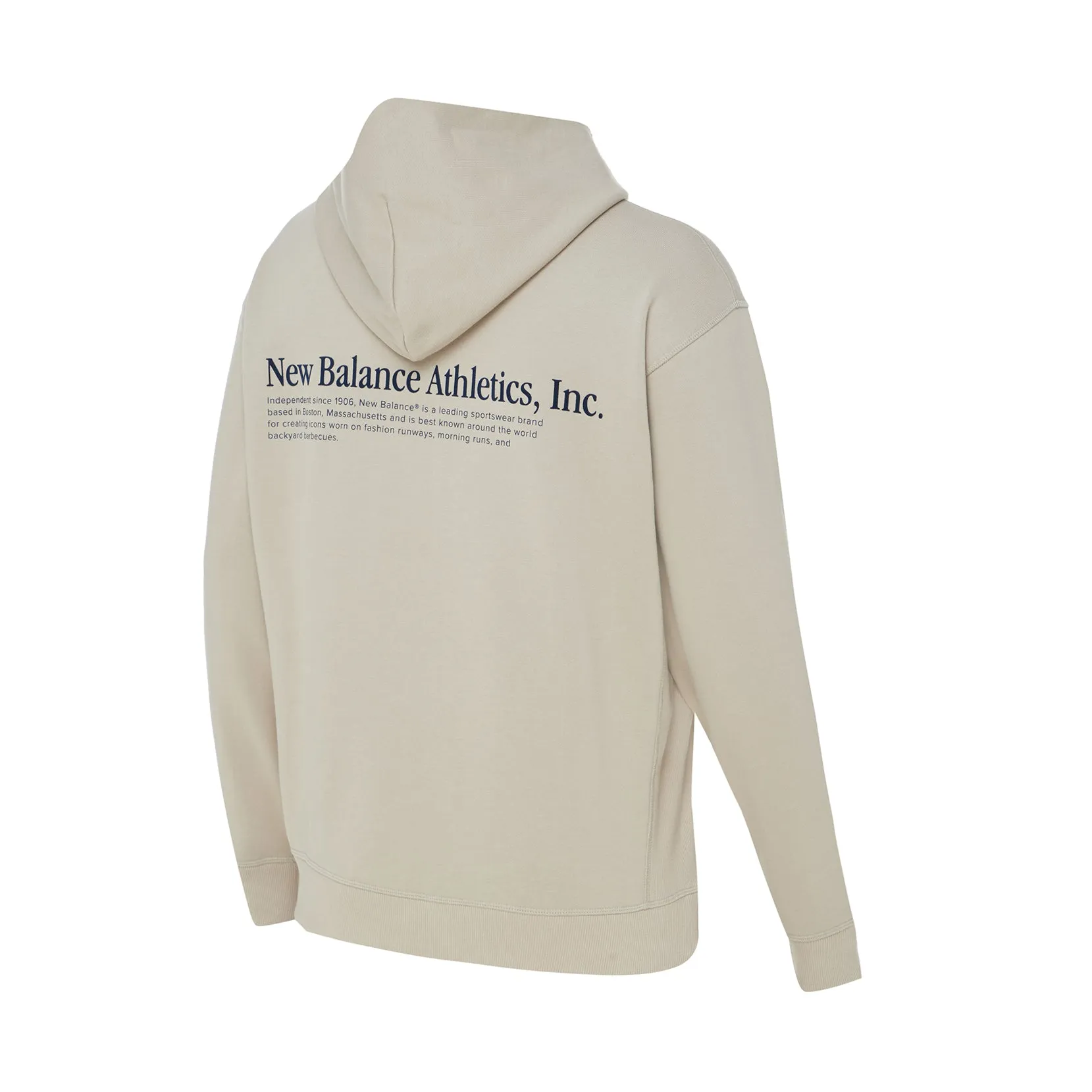 NB ATHLETICS HOODIE STONEWARE