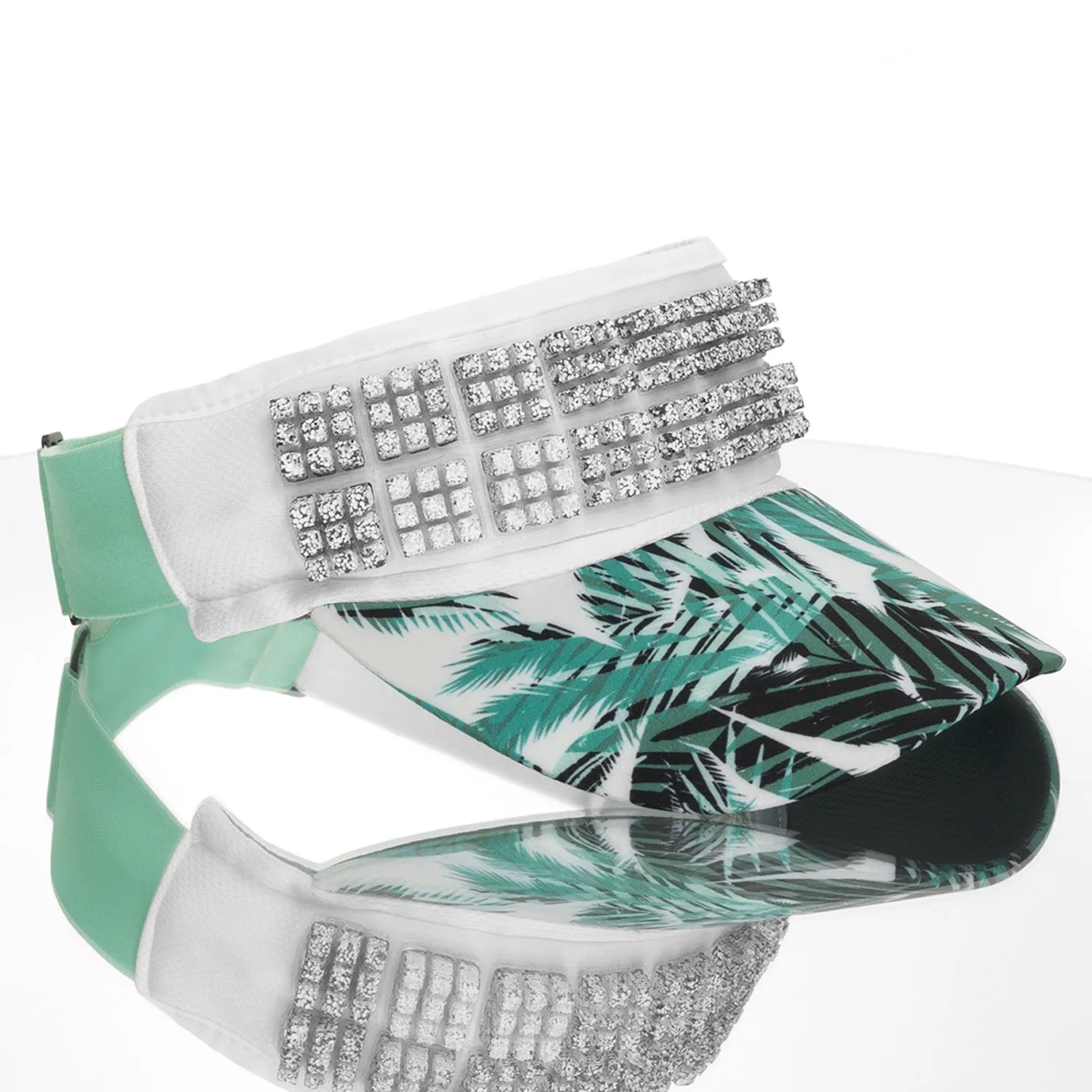 OMIUS by Headsweats Teal Palms Visor   Cubes Bundle