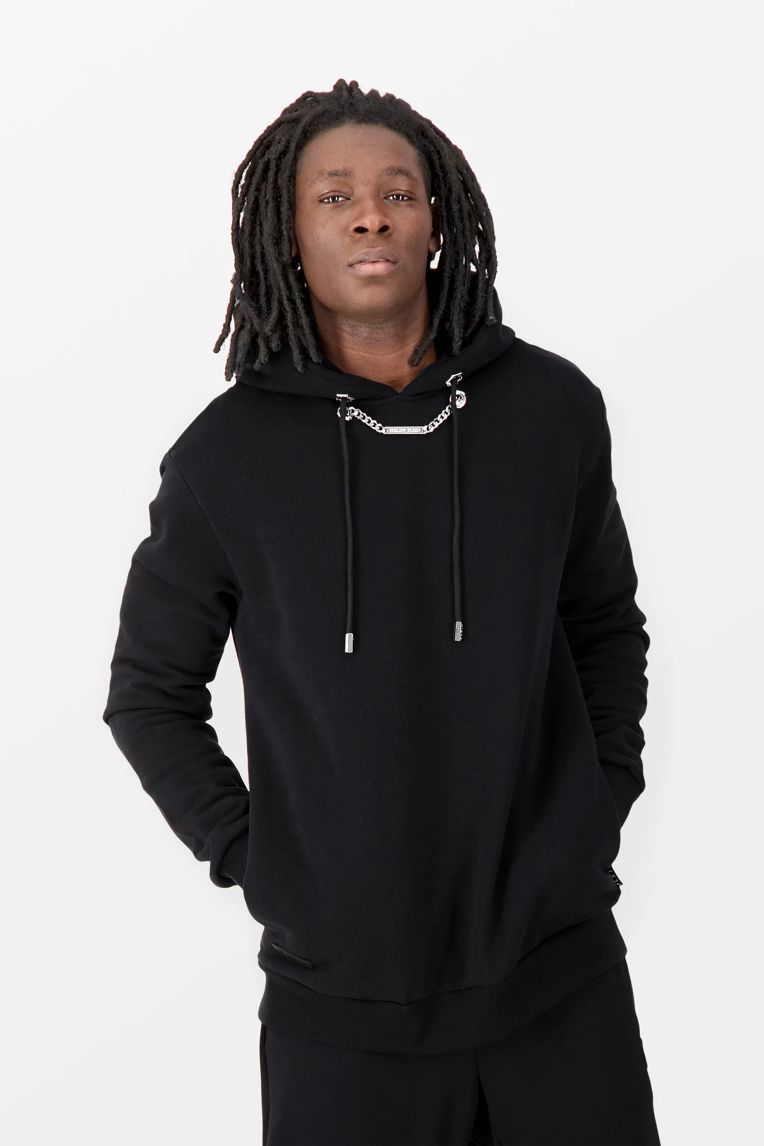 Philipp Plein Black Chains Hoodie