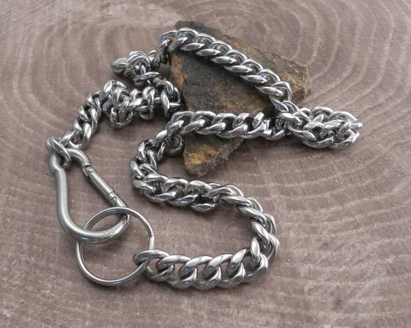 Pure Steel Smooth Leash - Necklace