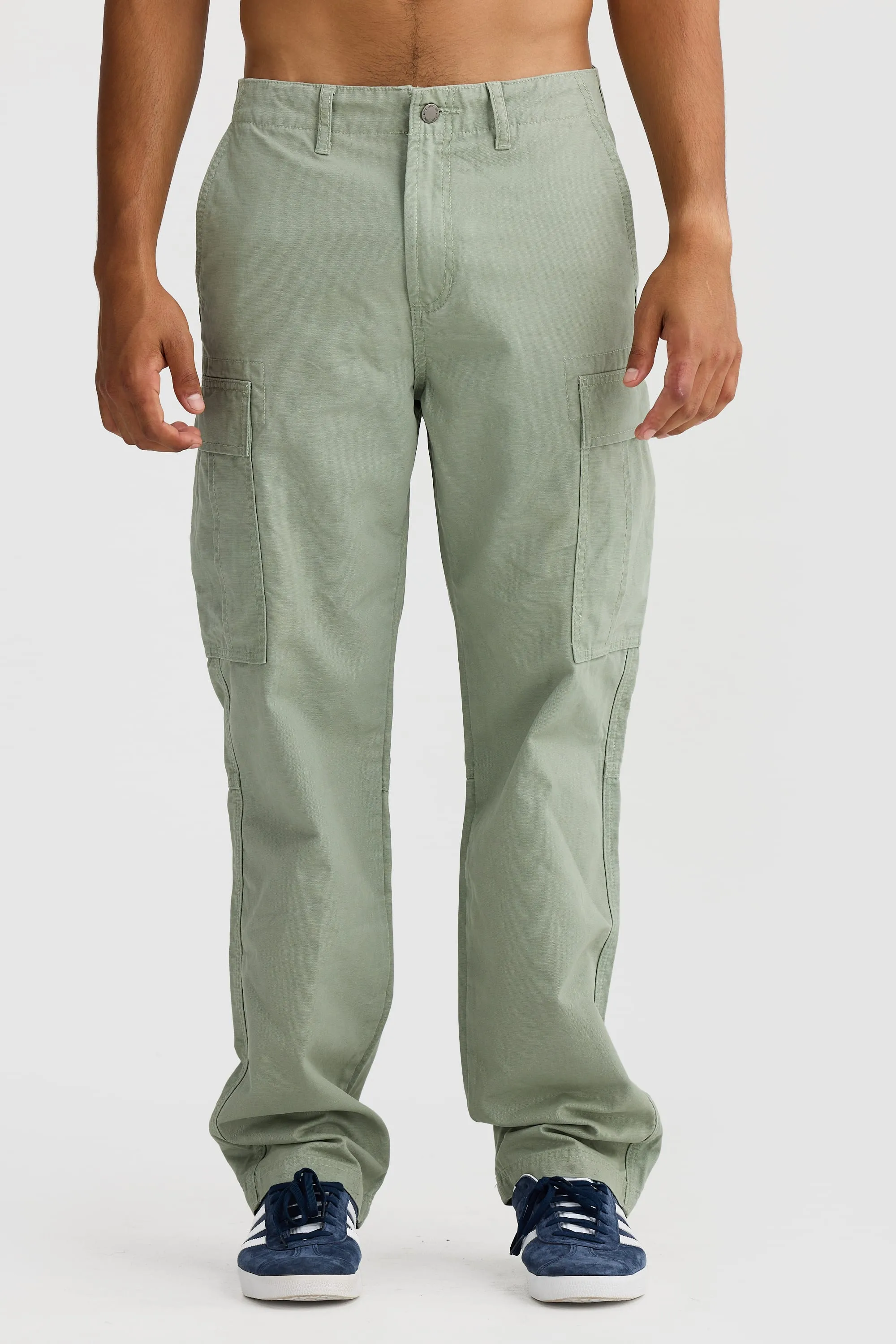 Relaxed Cargo Pants Olive