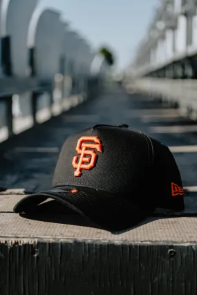 SAN FRANCISCO GIANTS 9FORTY A-FRAME - BLACK/BLACK Under Visor