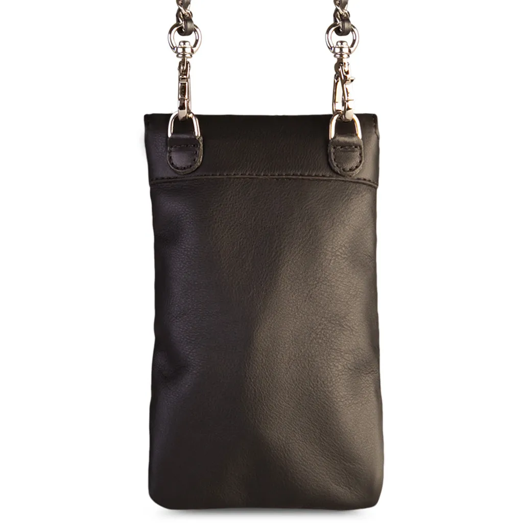 Spark crossbody leather bag