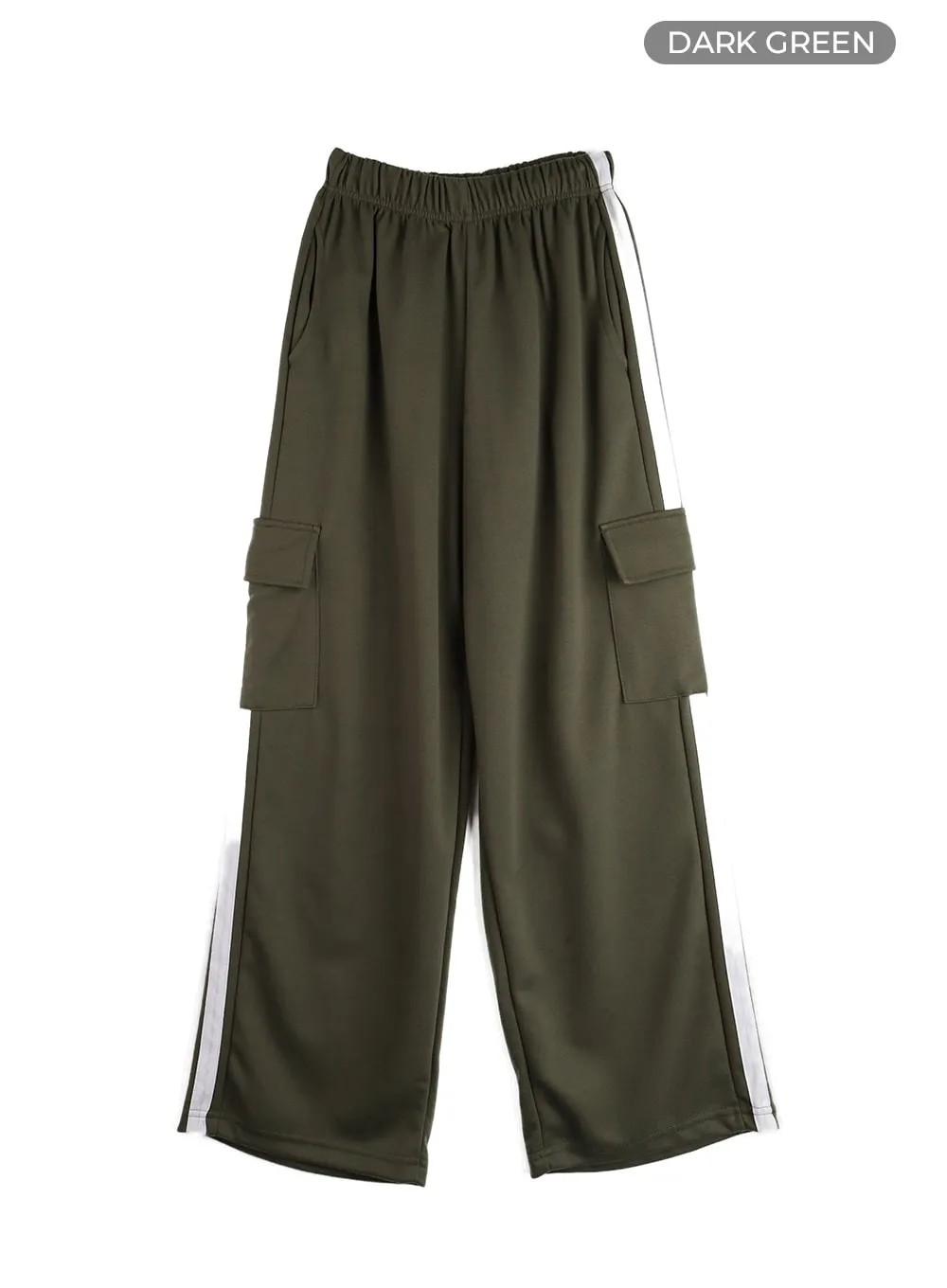 Striped Cargo Sweatpants IM405